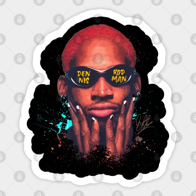 Dennis Rodman Sticker by Juantamad